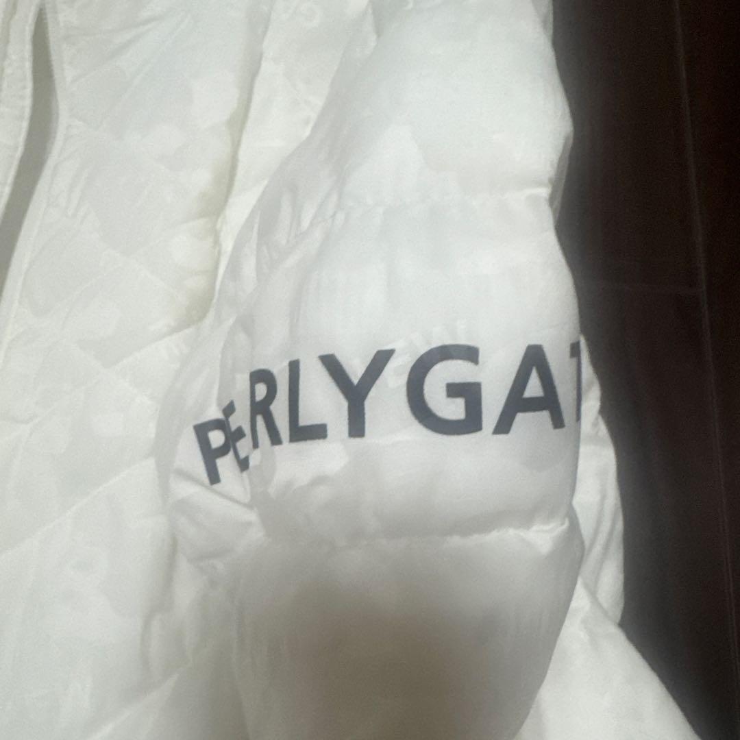 PEARLY GATES ホワイトキルティングジャケット