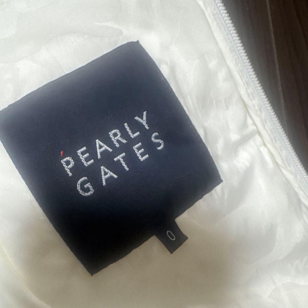 PEARLY GATES ホワイトキルティングジャケット