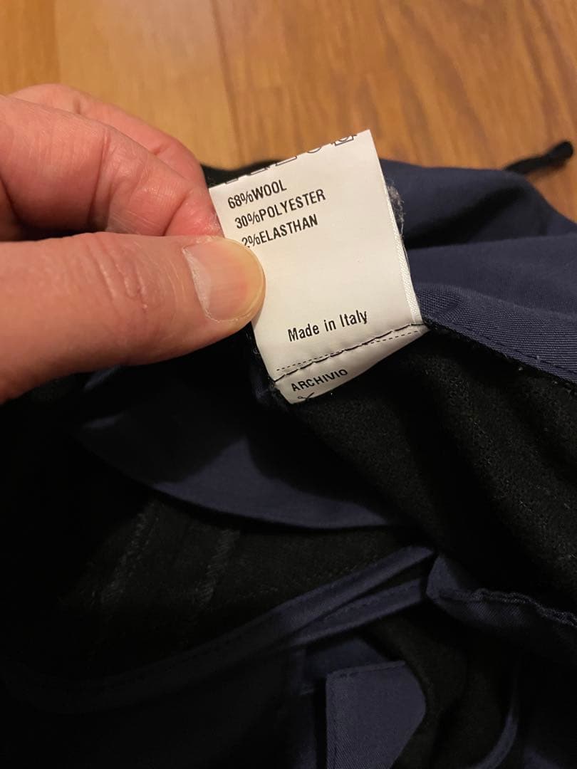 giab's ARCHIVIO MASACCIO48ダークグレー永久クリース仕様