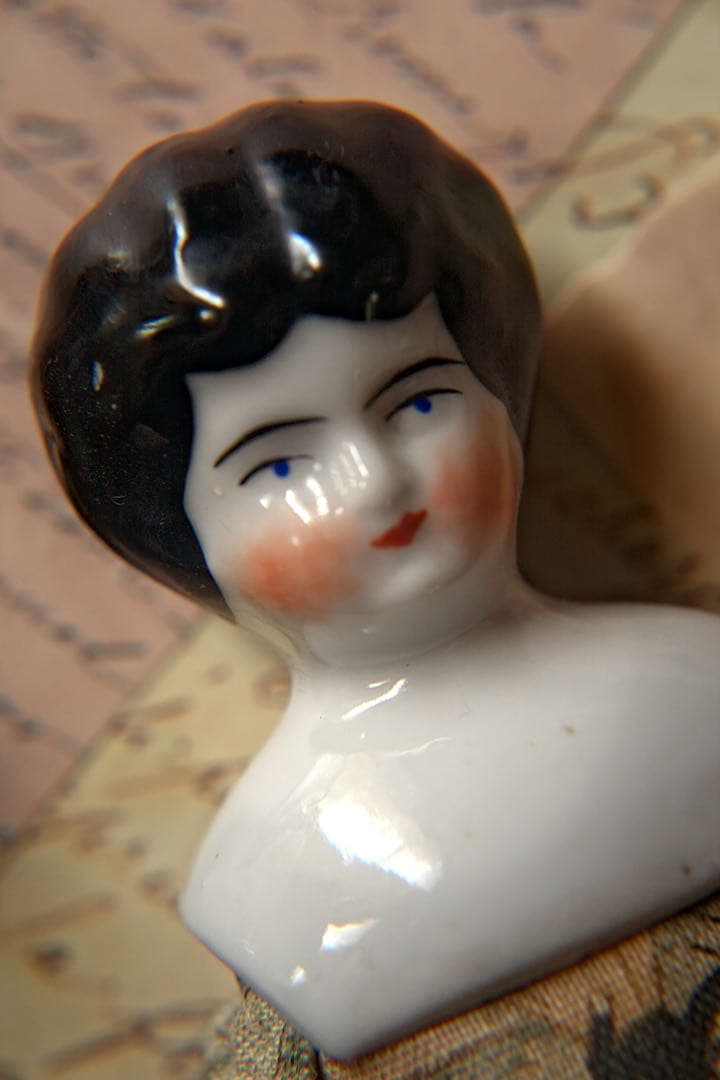サ*）様 レア アンティーク チャイナヘッドドール ビスクドール ドイツドール