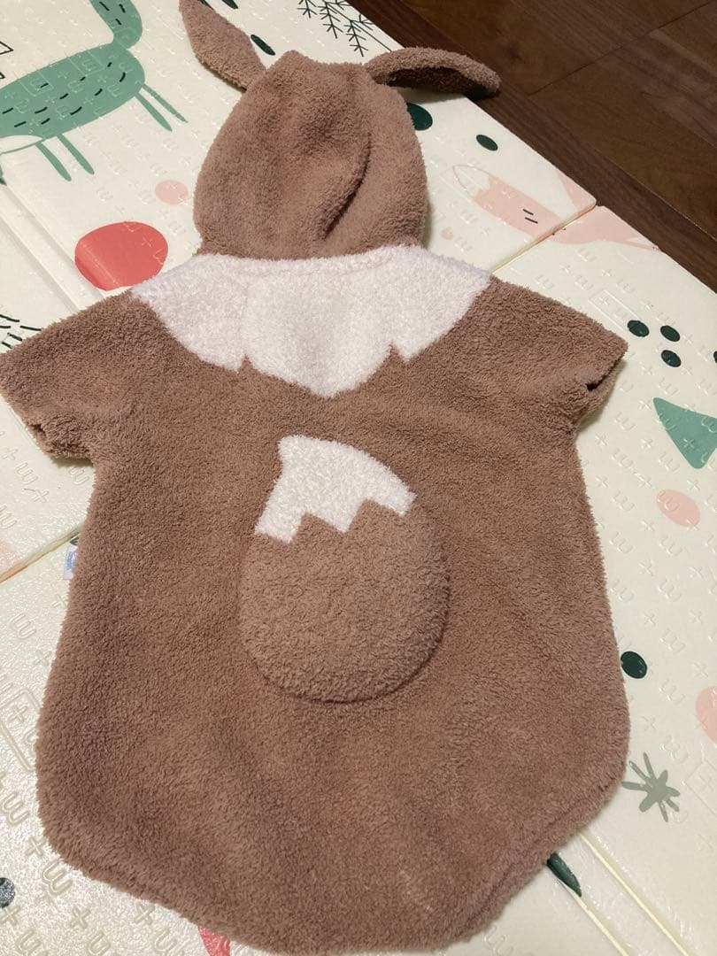 【riko】ジェラートピケ　イーブイ　ロンパース 80-90サイズ