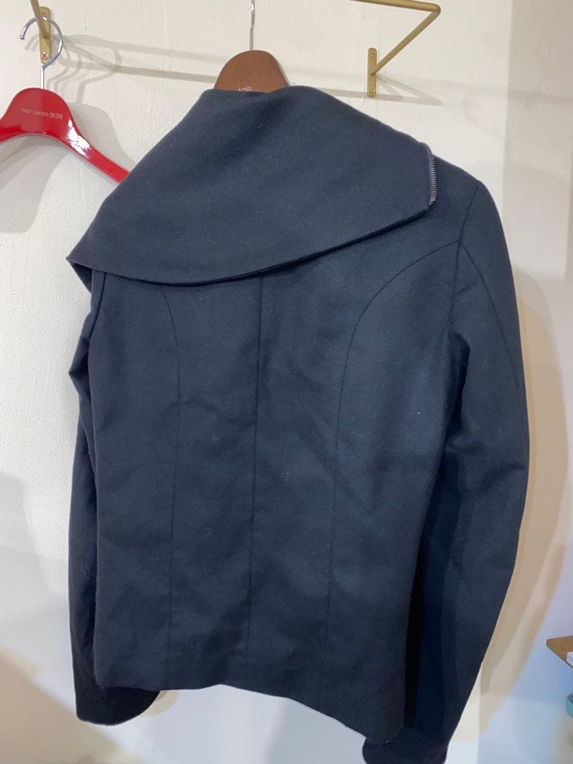 MCQ ALEXANDER MCQUEEN 黒 テーラードジャケット 変形