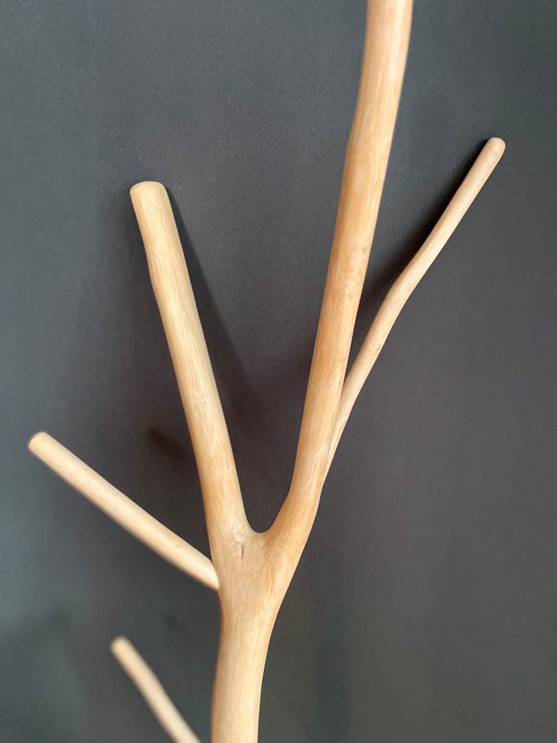 天然木 ウッドツリー 木製 ハンガーラック ナチュラルウッド