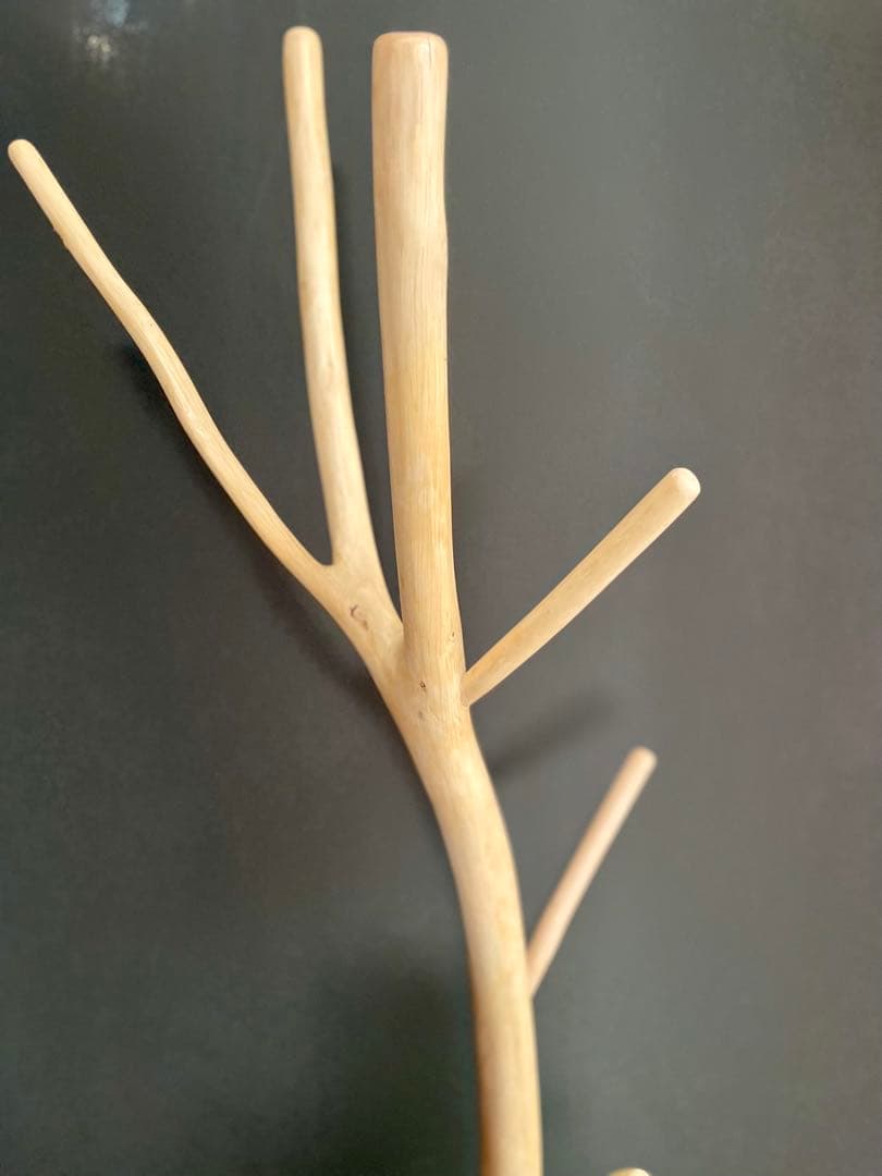 天然木 ウッドツリー 木製 ハンガーラック ナチュラルウッド