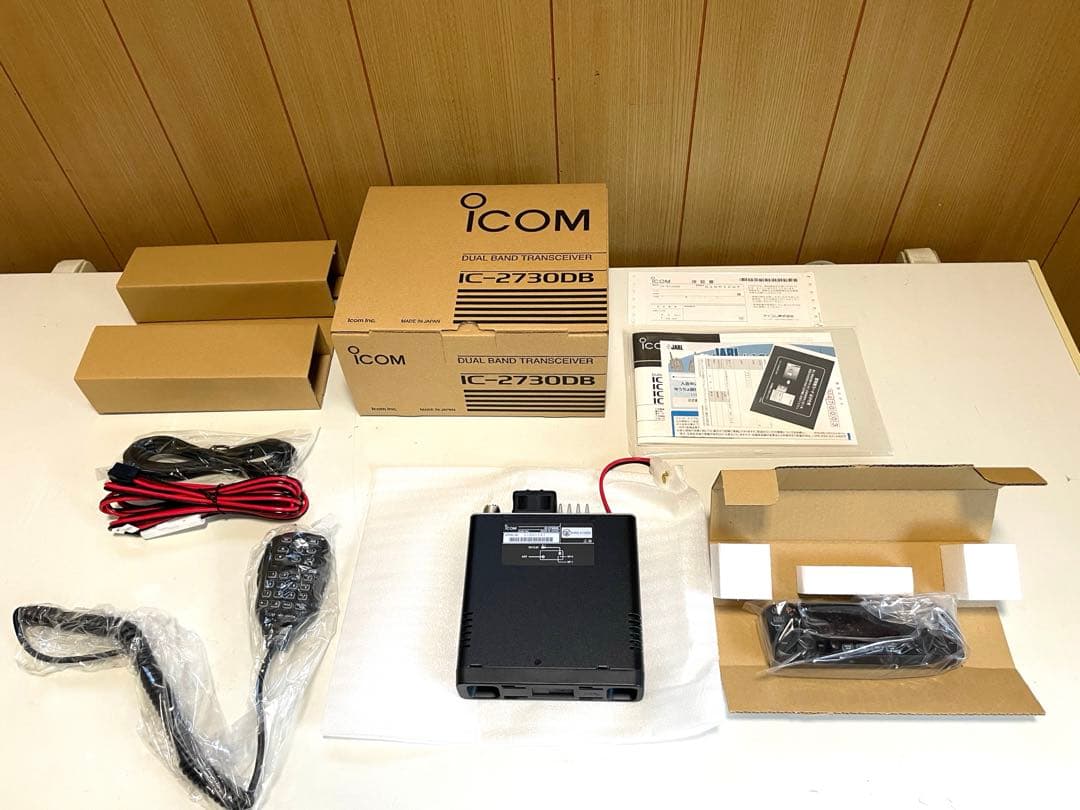 アイコム　新品未使用　IC-2730DB ブラックエディション