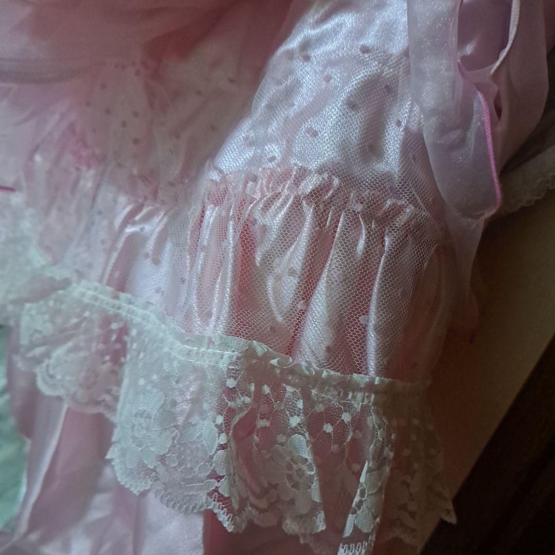 松田聖子３歳１００センチピンク フリルドレス