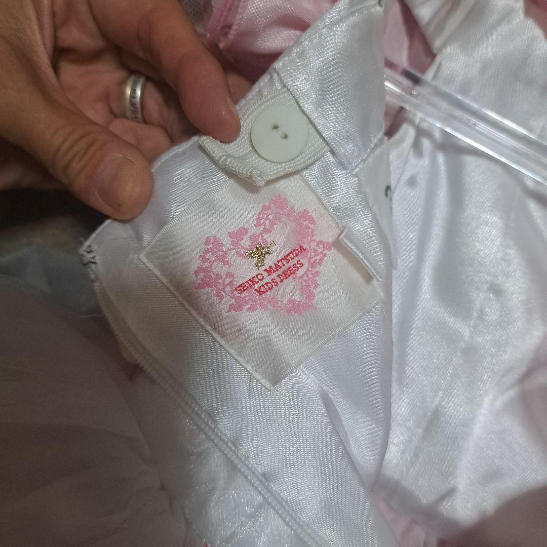 松田聖子３歳１００センチピンク フリルドレス