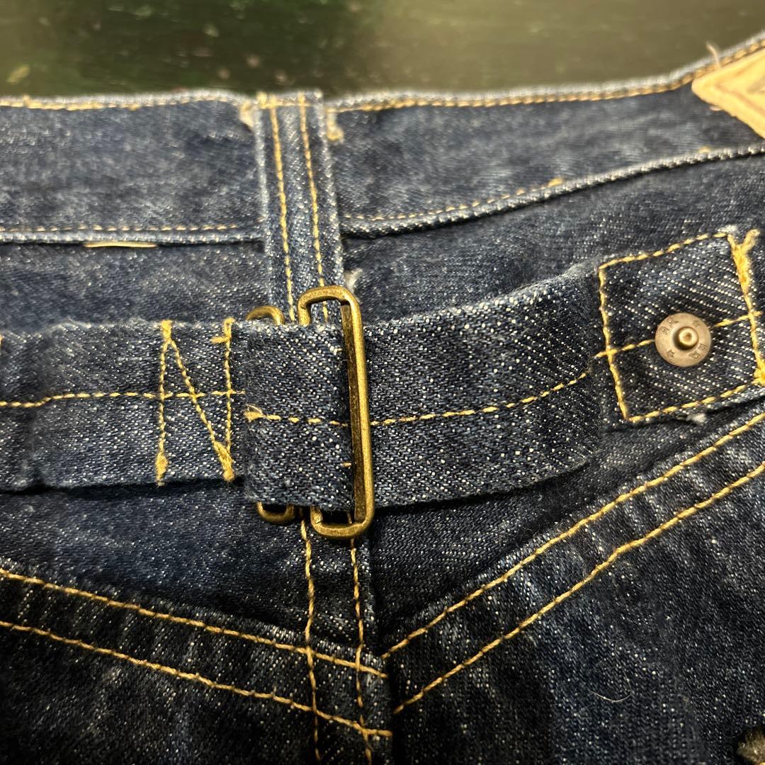 90s USA製 RRL シンチバック　デニムパンツ