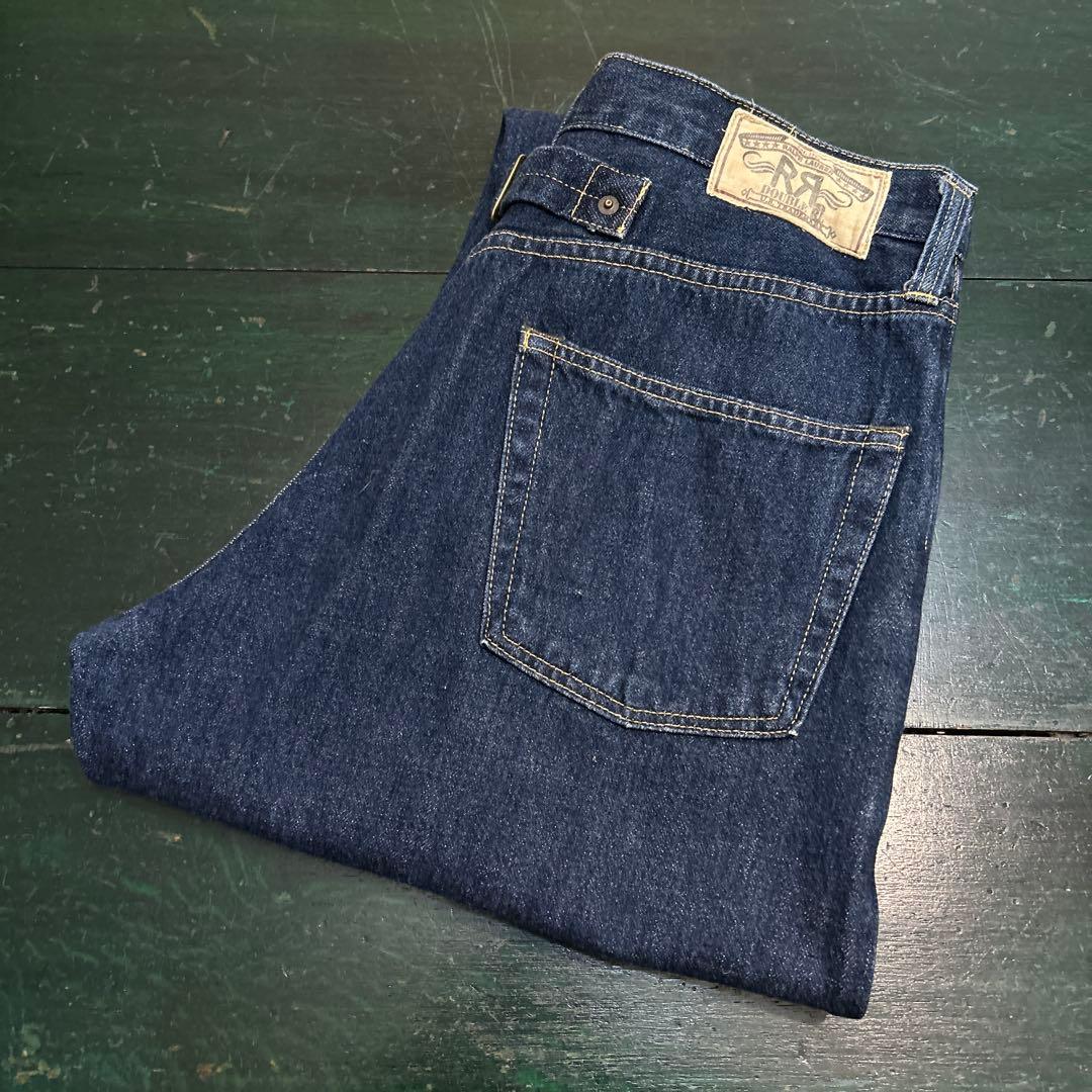 90s USA製 RRL シンチバック　デニムパンツ