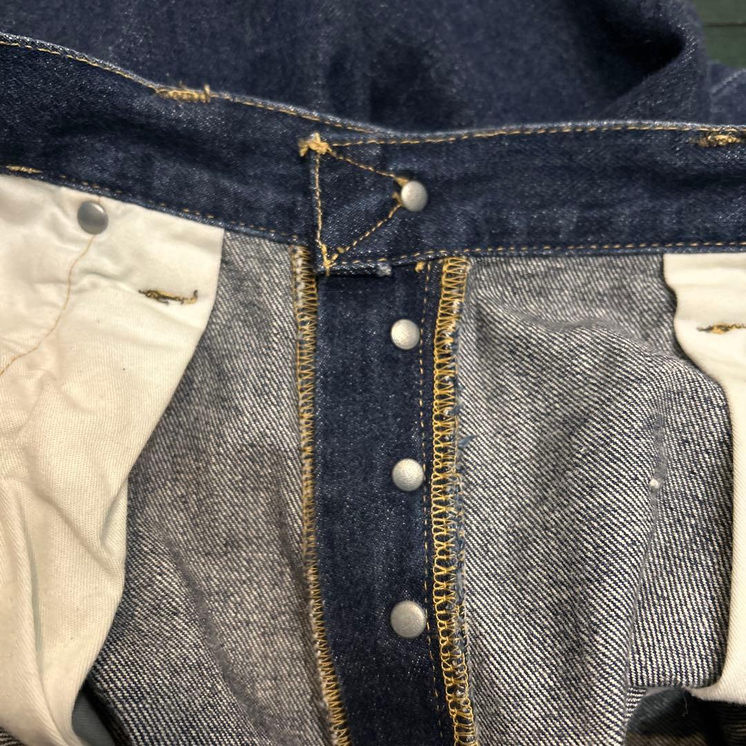 90s USA製 RRL シンチバック　デニムパンツ