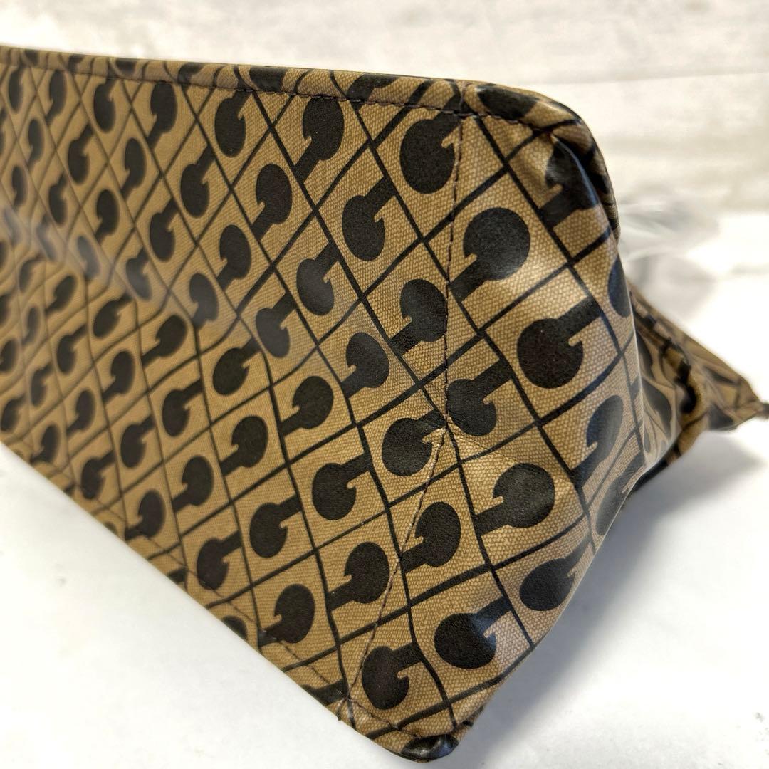 新品未使用　GHERARDINIゲラルディーニ ミニハンドバッグ　ブラウン