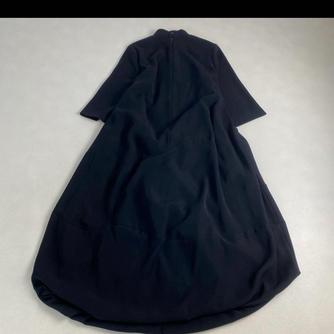 ENFOLD ブラック ロングワンピース 38