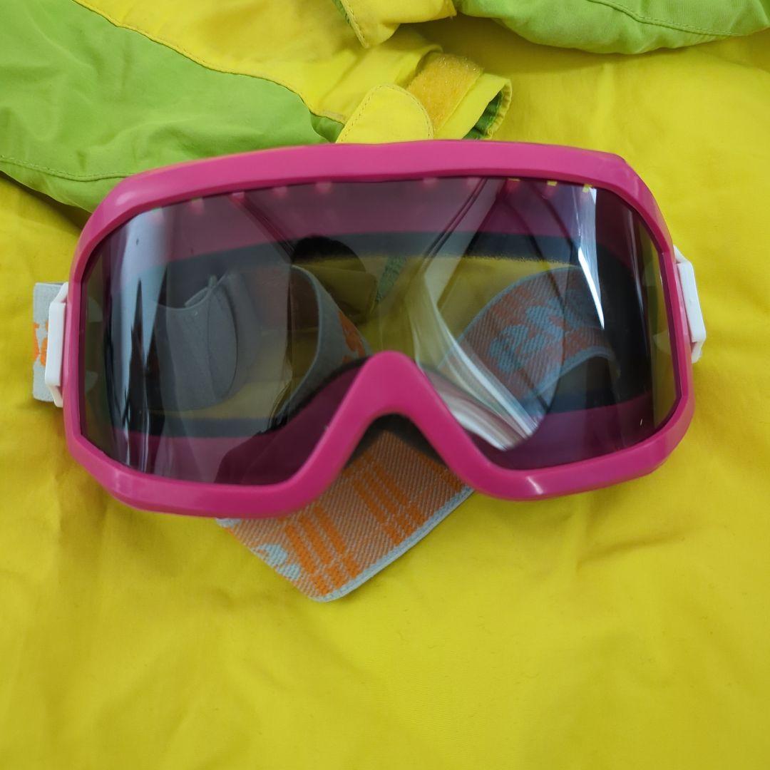 mont-bell 子ども用スキーウェアセット SWANSゴーグル付き