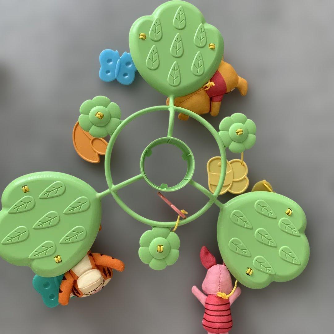 試しのみ✨くまのプーさんプーメリー えらべる回転6wayジムにへんしんメリー