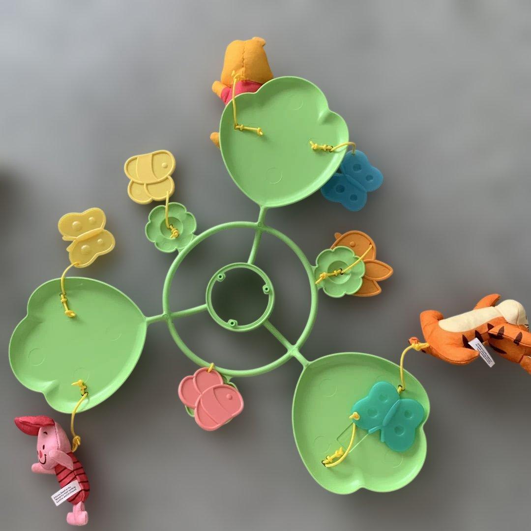 試しのみ✨くまのプーさんプーメリー えらべる回転6wayジムにへんしんメリー