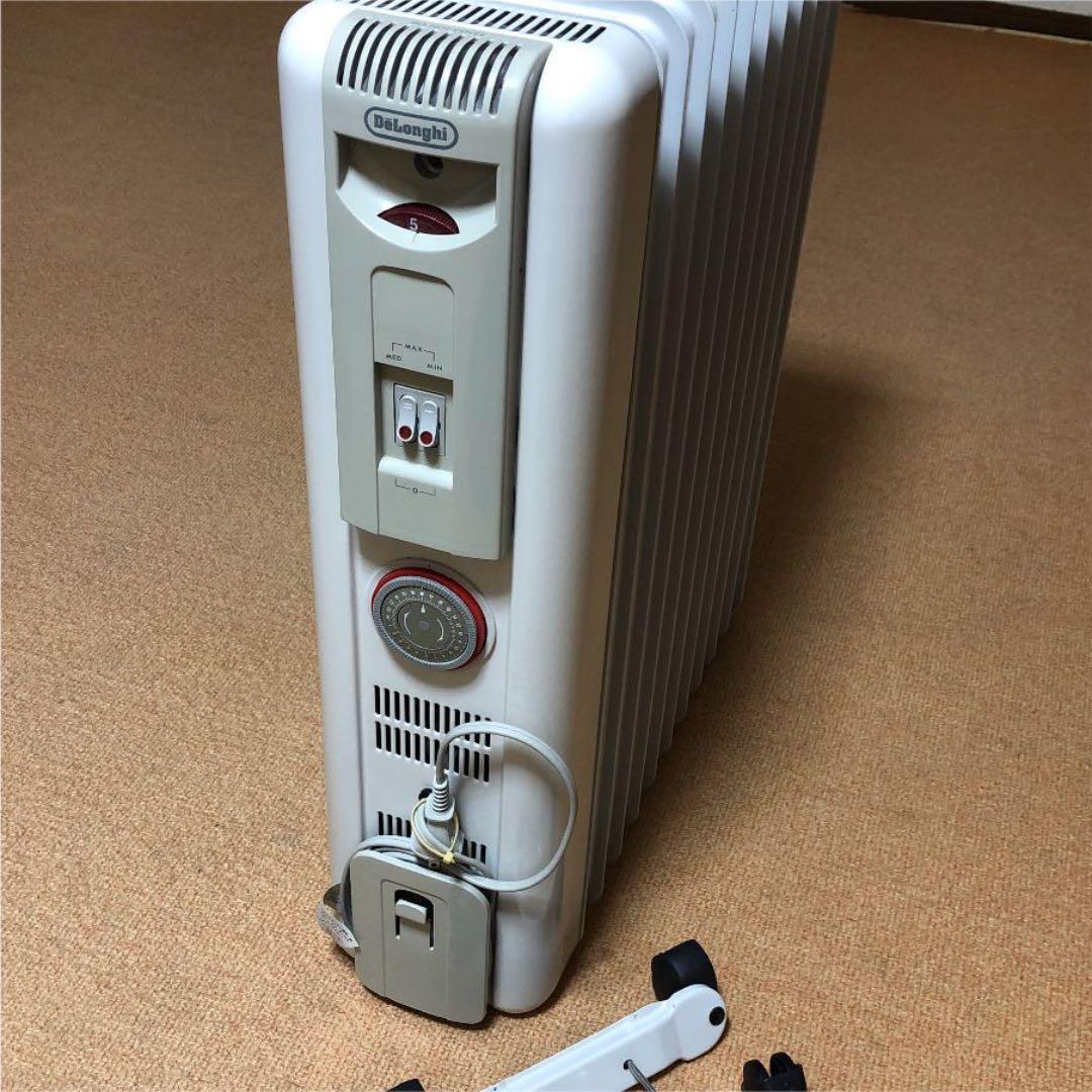 デロンギオイルヒーター　サーマルカットフィン　電子タイマー付