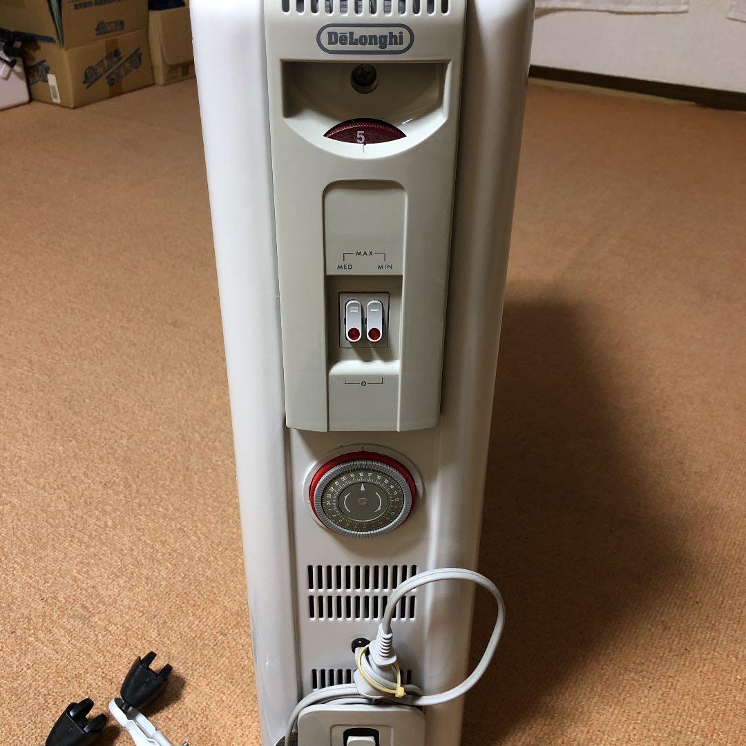 デロンギオイルヒーター　サーマルカットフィン　電子タイマー付