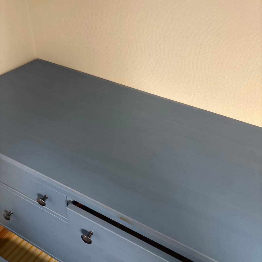 【hiyori☪︎⋆。˚✩ 】IKEA ヘムネス５段チェスト水色