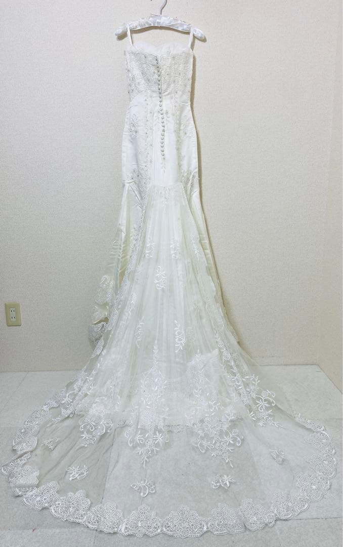 8352. 【極美品】 YNS WEDDING マーメイド ウエディング シルク