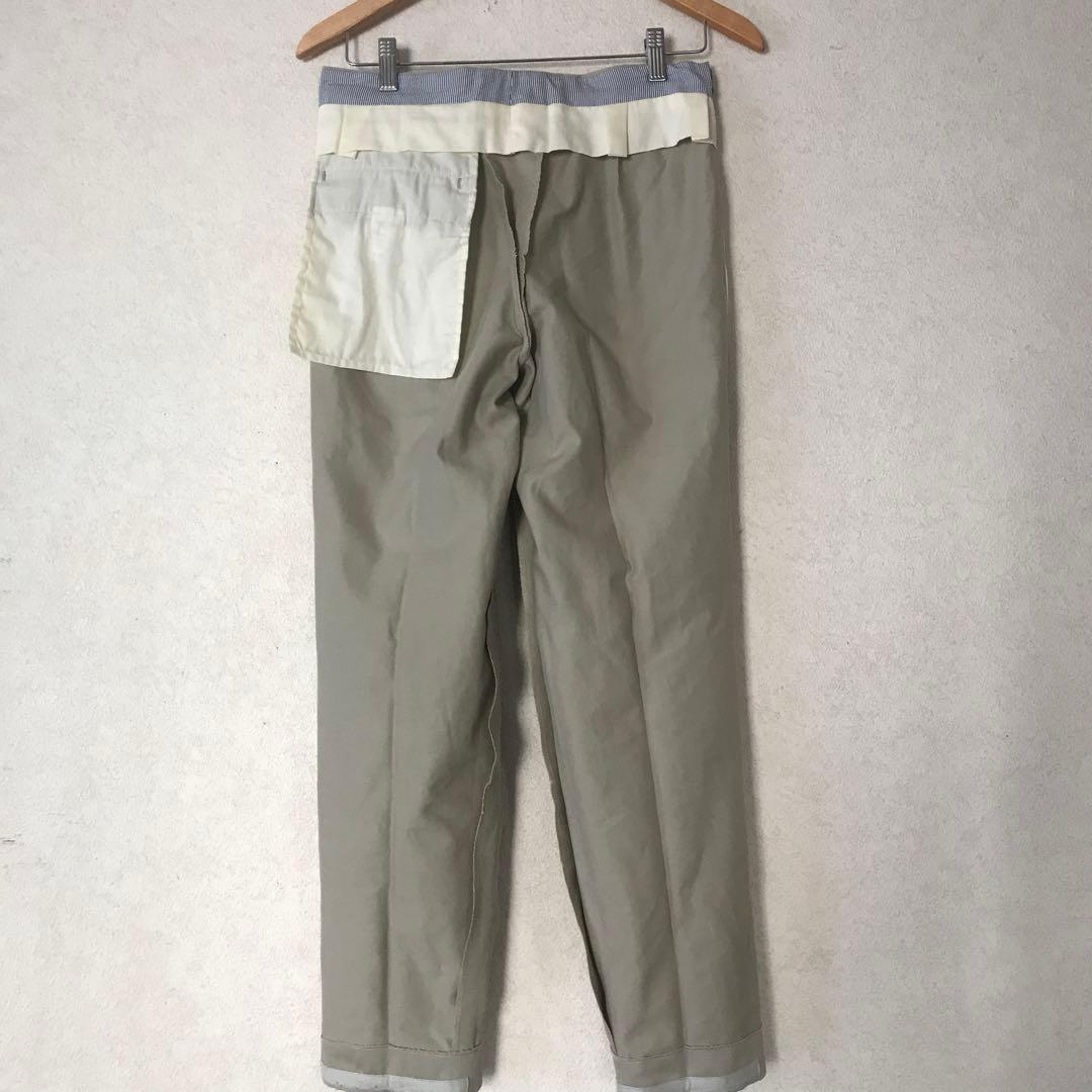 五十嵐トラウザーズ コットンスラックス beams f