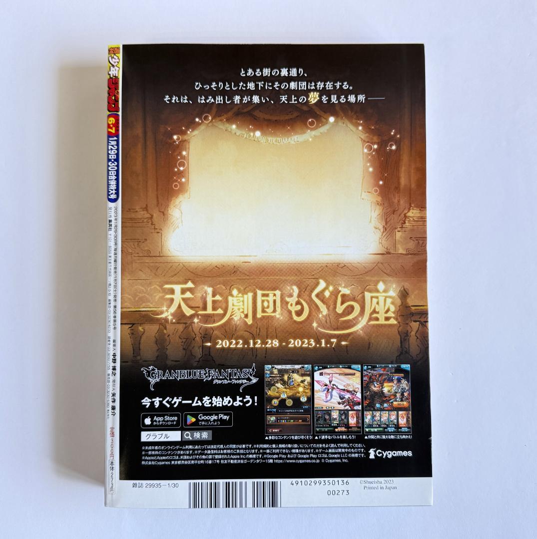 週刊少年ジャンプ 2023年 6・7号　新品　P-033　ワンピースカードゲーム