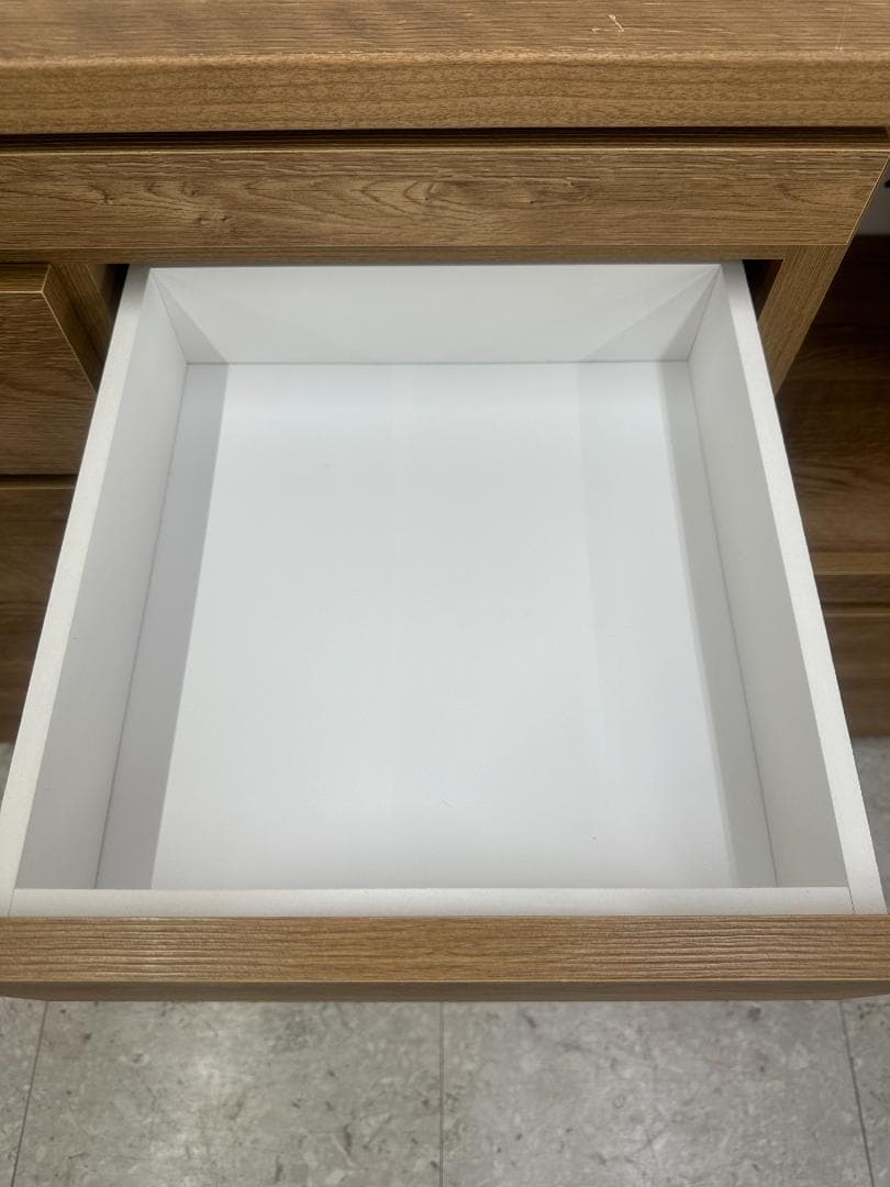 LOWYA　キッチンローボード　ブラウン