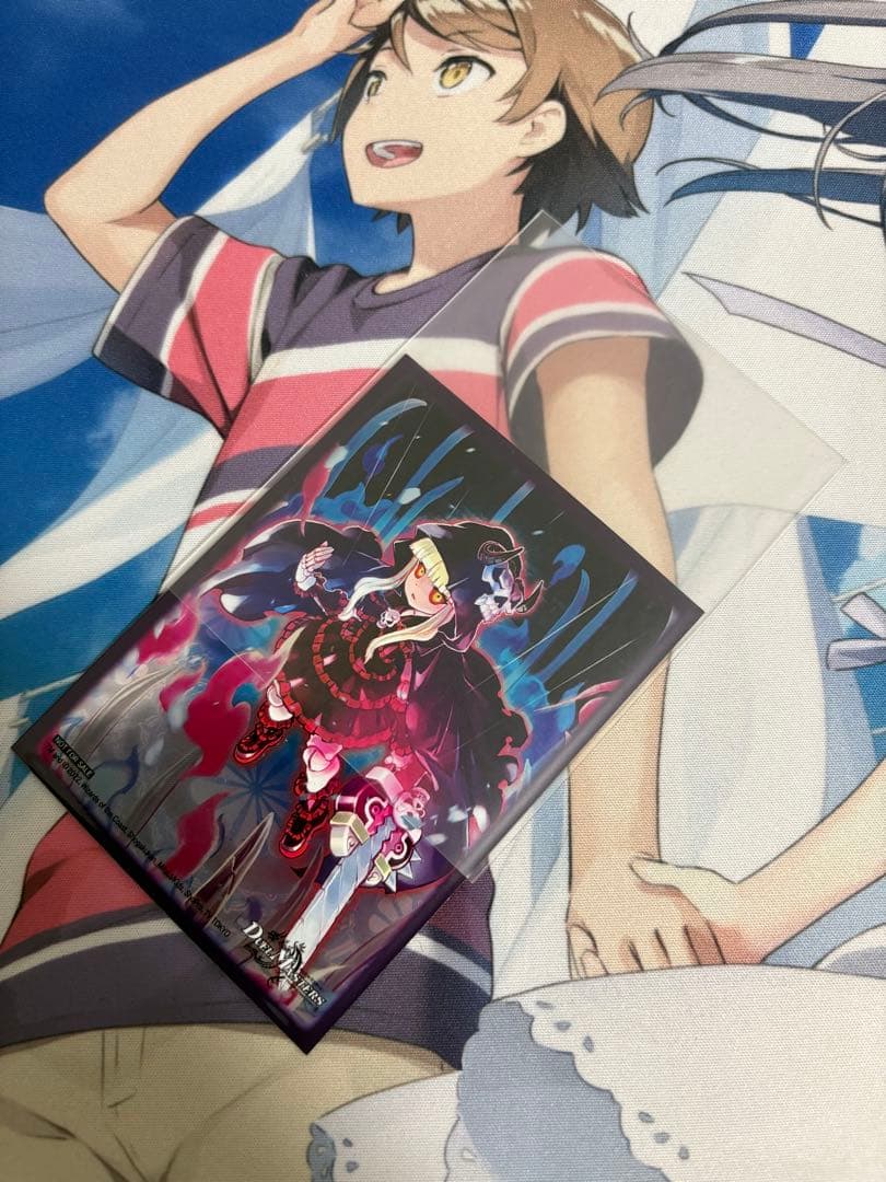 デュエマデッキまとめ売り5種スリーブ付き　引退品　青魔道具、黒緑アビス等