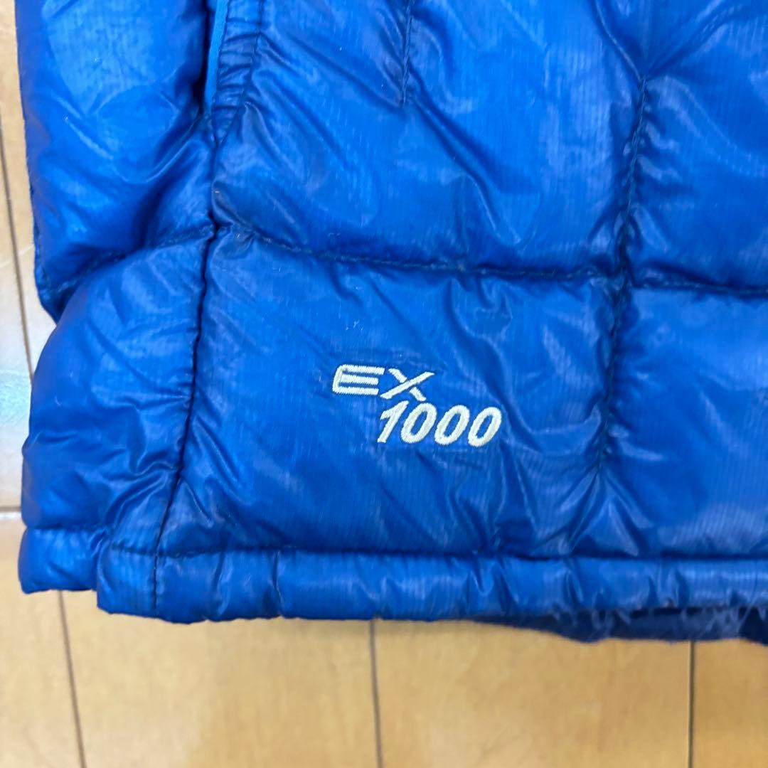 モンベル　プラズマ1000 ダウン ベスト L ブルー