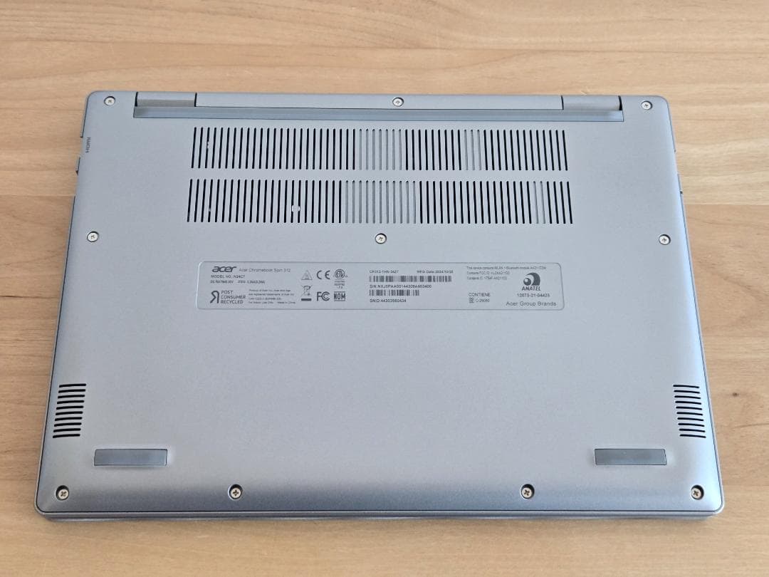 たいち日本未発売小型高性能 Acer Chromebook Spin312