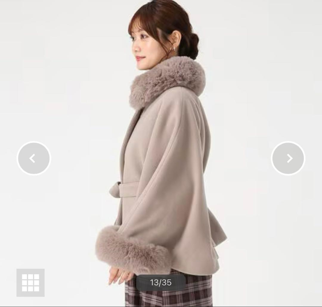 【最終お値下げ中】ミッシュマッシュ　ポンチョコート