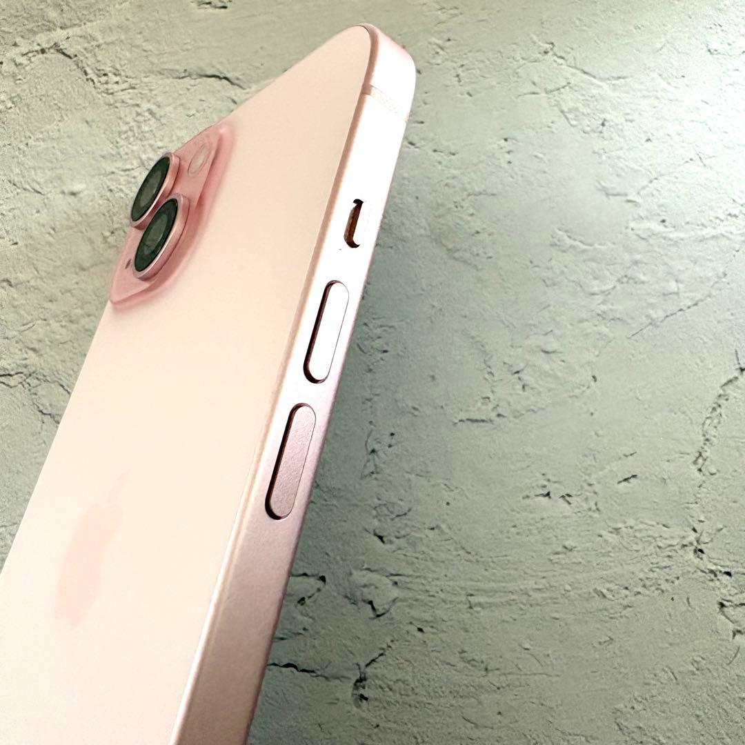 iPhone15ピンク 本体 128GB 新品充電ケーブル付き バッテリー89%