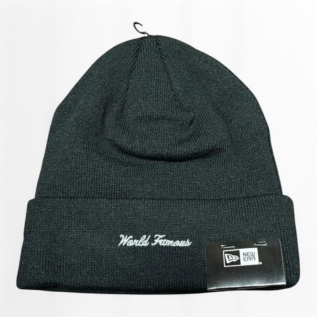 【人気】Supreme×New Era Box Logo Beanie ブラック