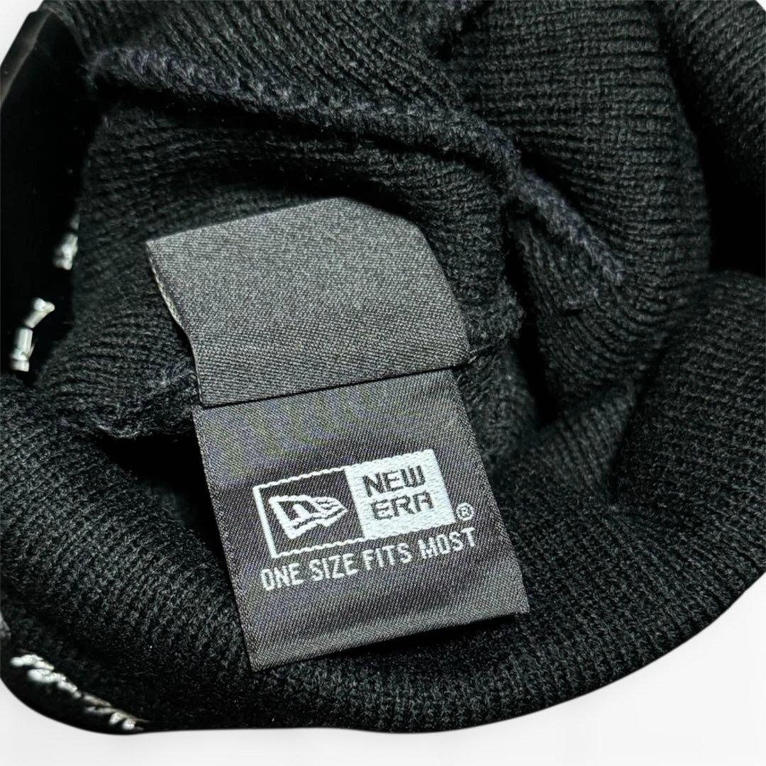 【人気】Supreme×New Era Box Logo Beanie ブラック