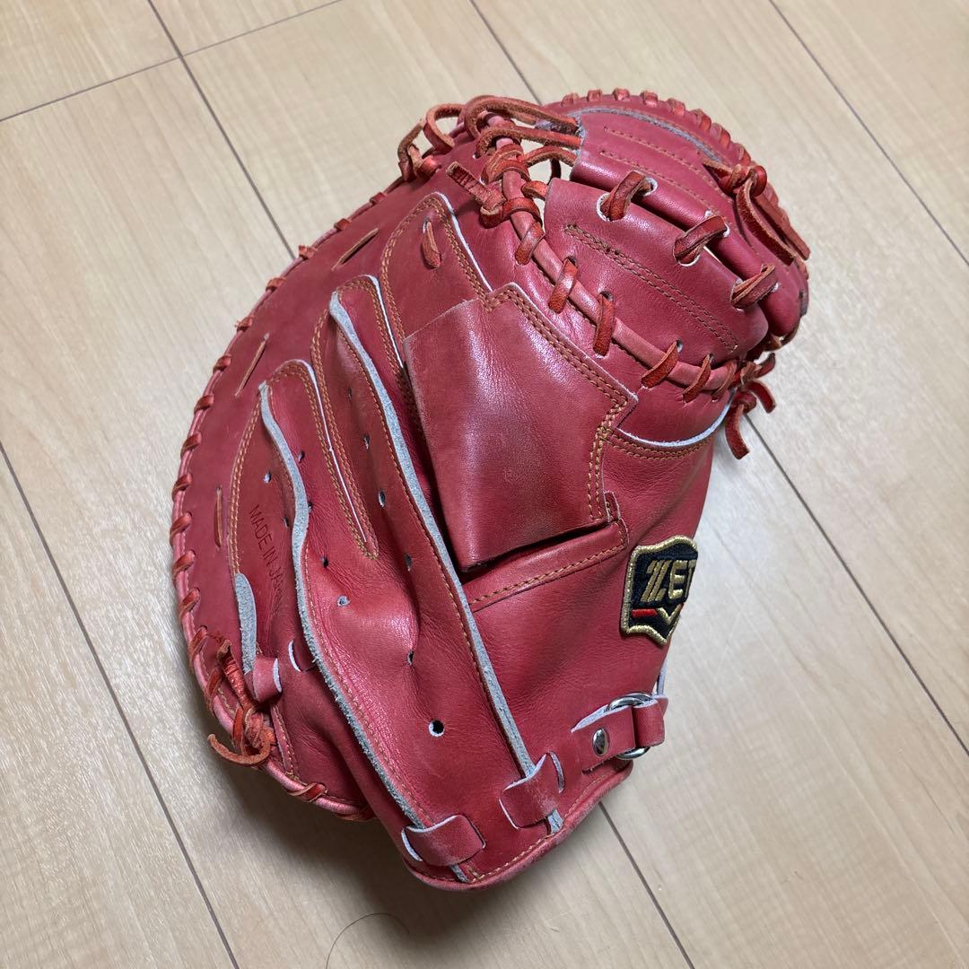 ZETT PROSTATUS 軟式用グローブ 赤