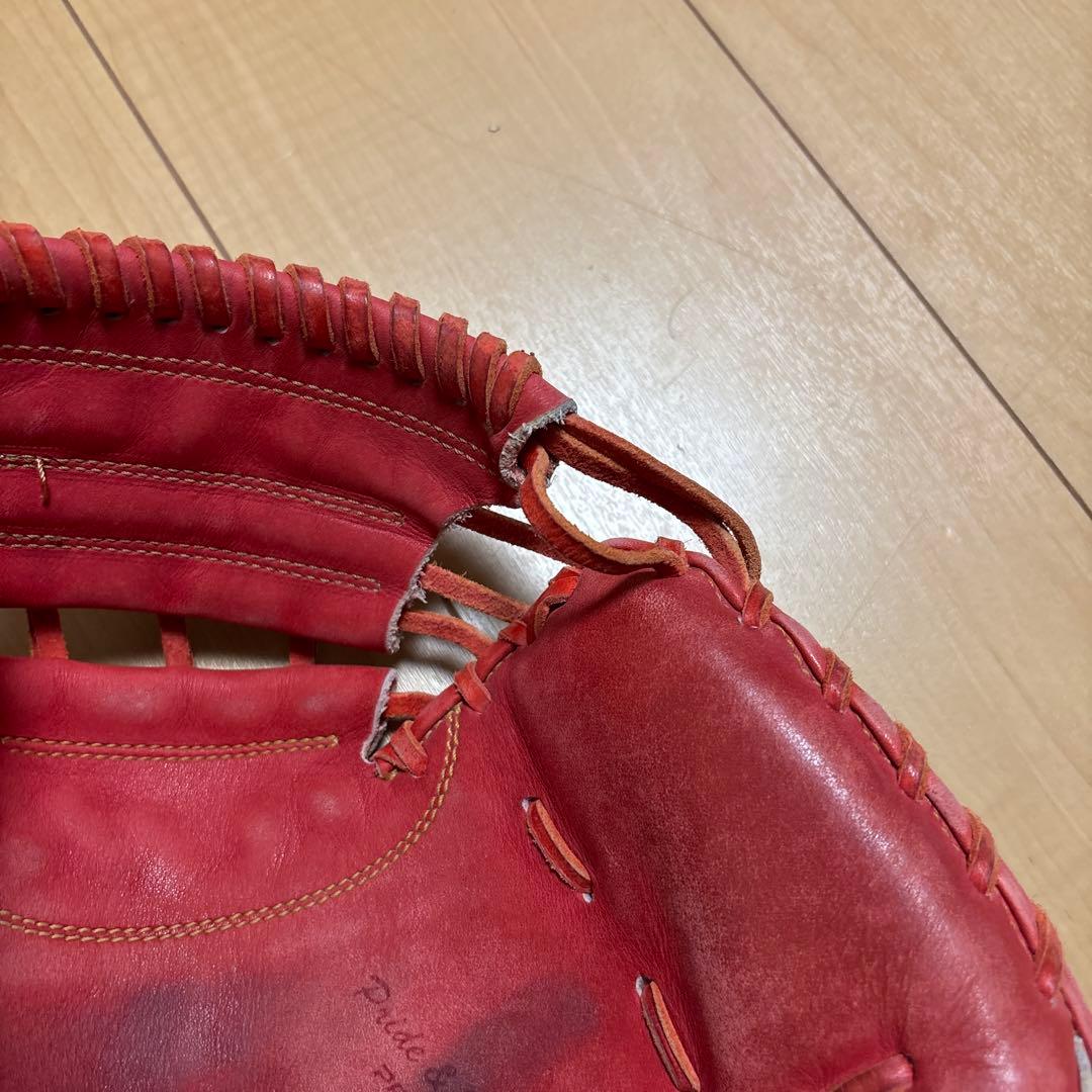 ZETT PROSTATUS 軟式用グローブ 赤