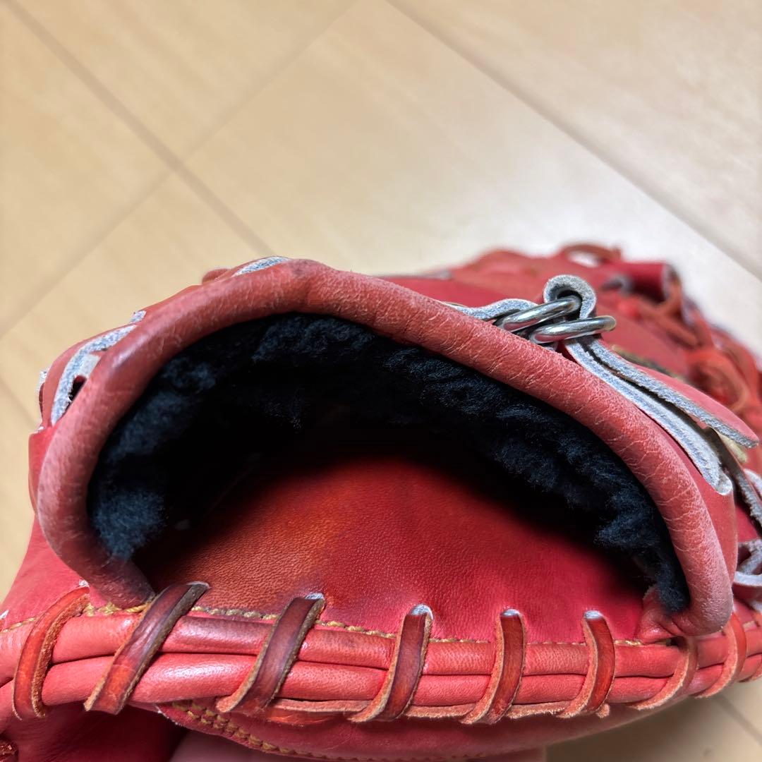 ZETT PROSTATUS 軟式用グローブ 赤