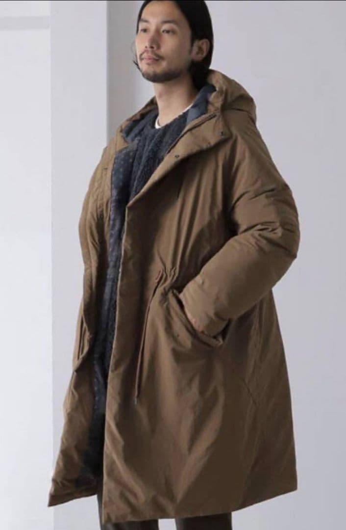 BEAMS LIGHTS / 小松マテーレ アライドダウン フーデッド コート