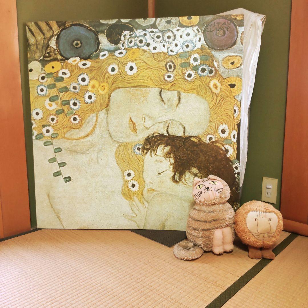 【USED☆超レア】IKEAクリムト/絵画 高画質プリント/大判アートパネル