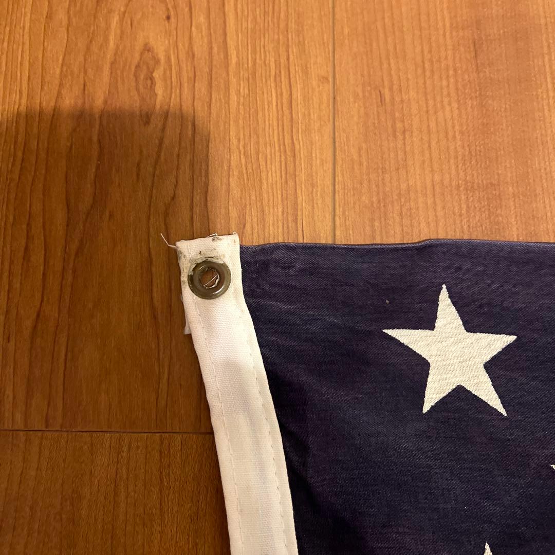 アメリカ国旗 星条旗 フラッグ 布製 ビンテージ USA