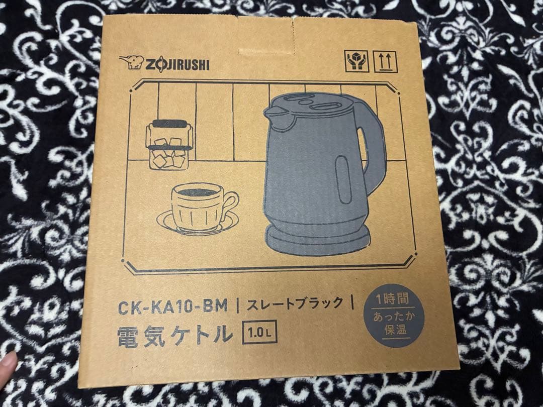 [新品未使用]象印(ZOJIRUSHI)電気ケトル/CK-KA10BM/1ℓ