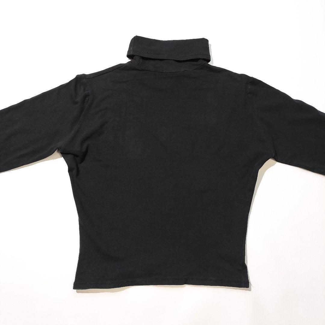 ヴィヴィアンウエストウッドオーブ刺繍　タートルネック カットソー　ブラック