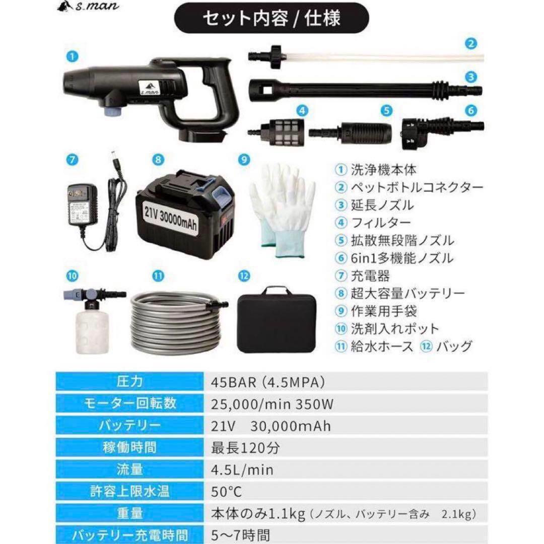 ☘️未使用 s_man スマートモンスター 高圧洗浄機