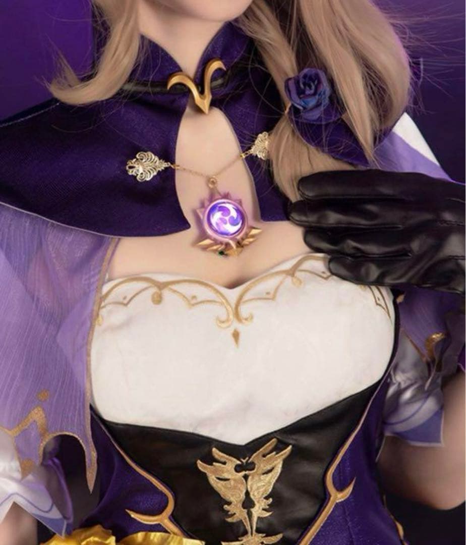 原神 リサ コスプレ衣装 S + ウィッグ フルセット