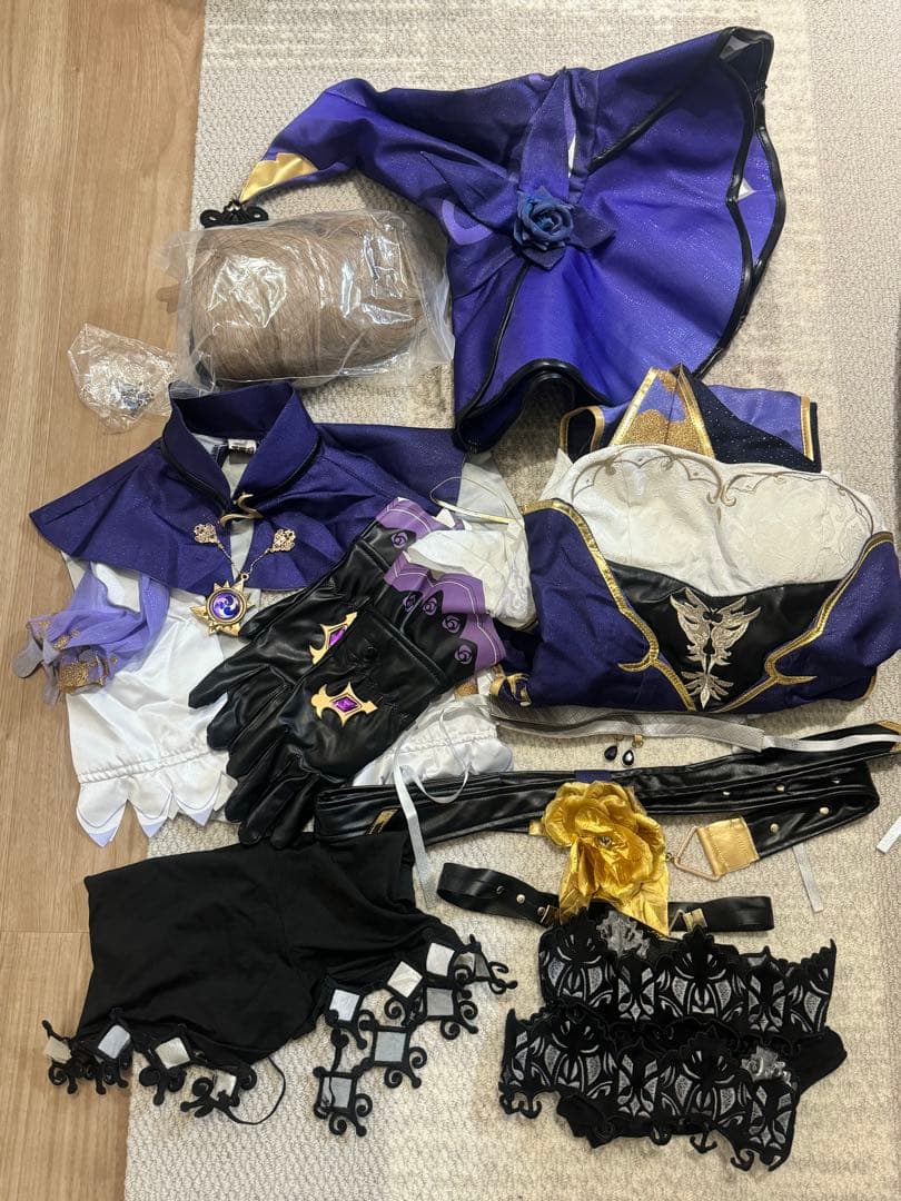 原神 リサ コスプレ衣装 S + ウィッグ フルセット