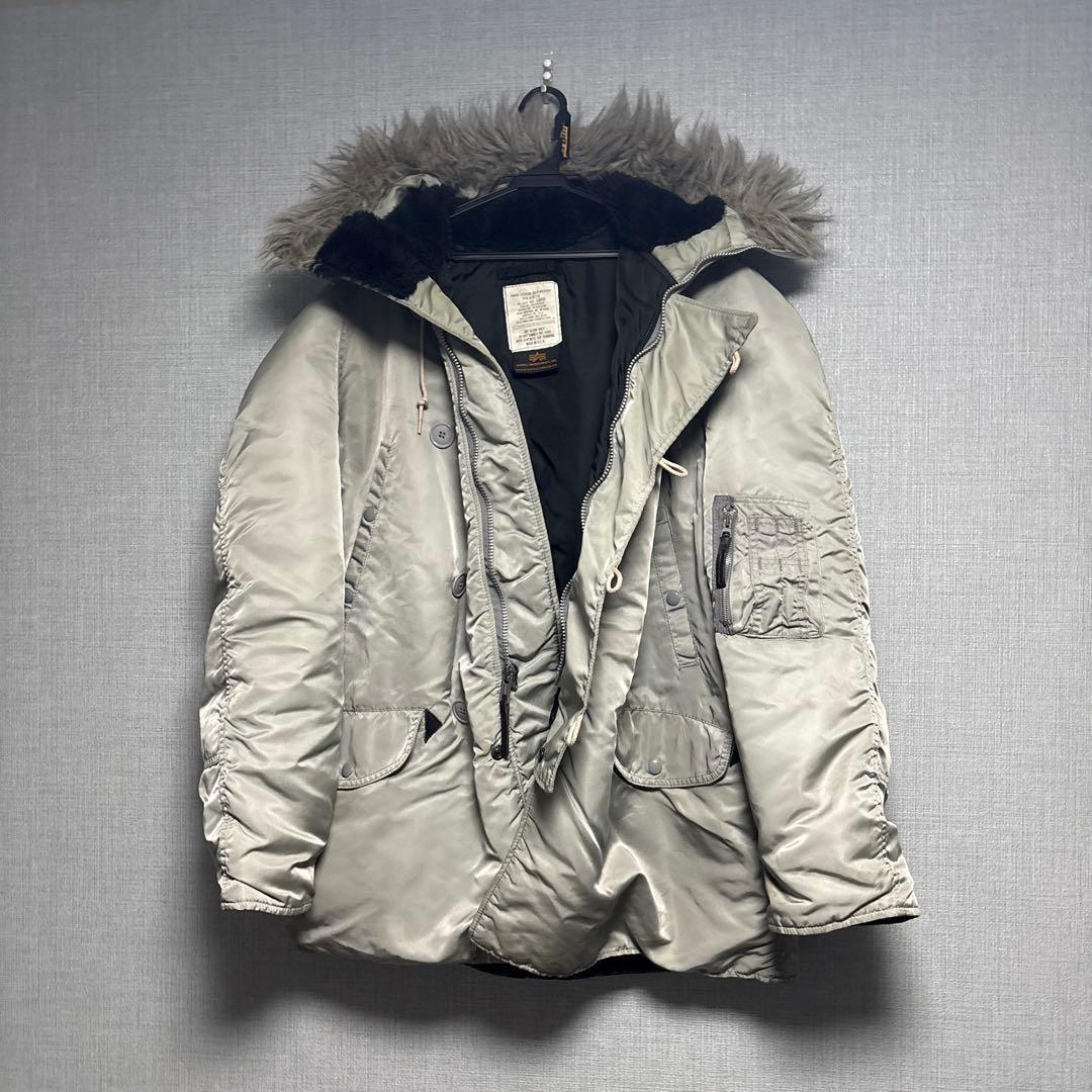 アルファN3B Lサイズ シルバー madeinUSA