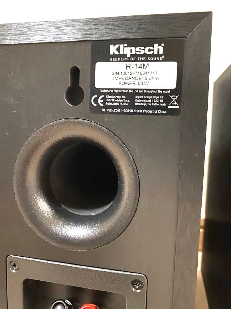 Klipsch R-14M モニタースピーカー ペア ブラック　※訳あり品