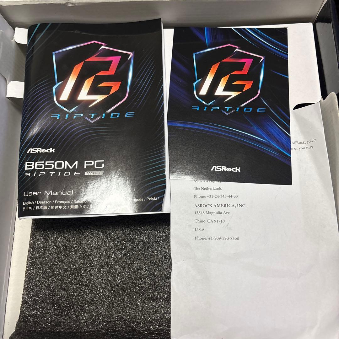 ASRock B650M PG RIPTIDE WiFi(訳あり)