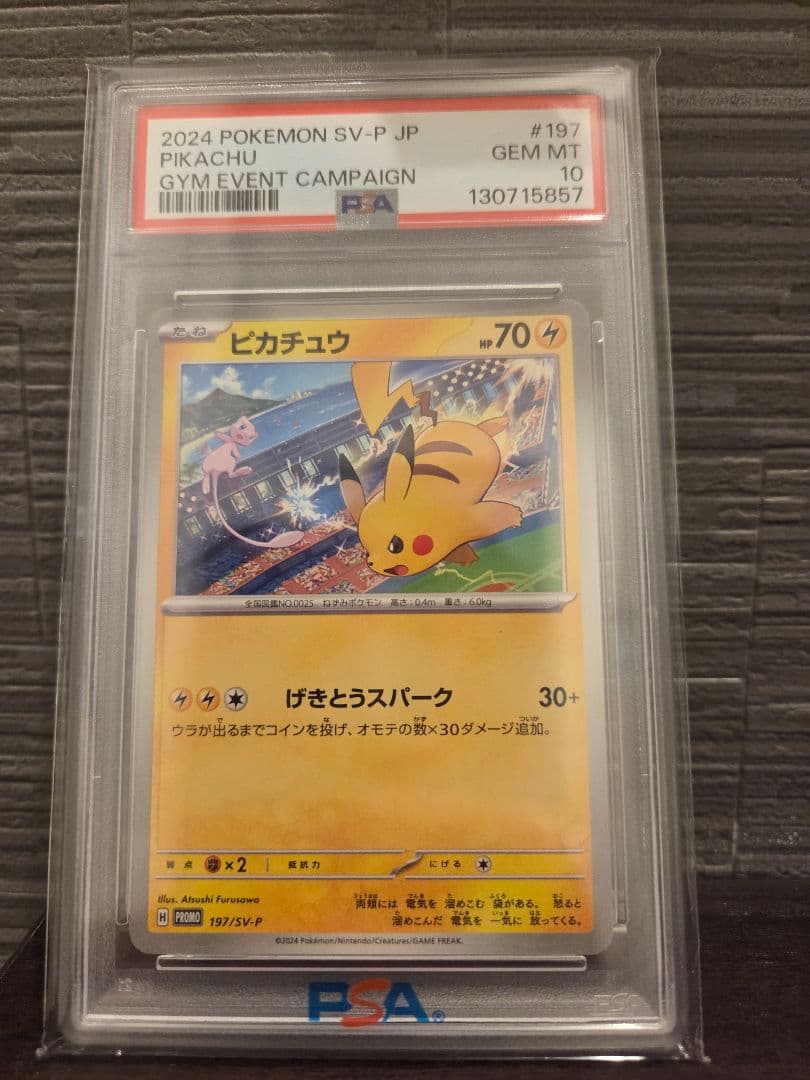 【PSA10】 ピカチュウ プロモ げきとうスパーク 2枚セット