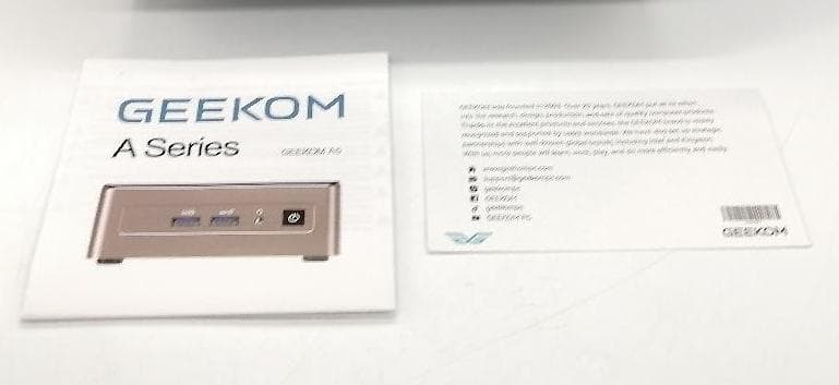 GEEKOM A5 ミニPC R5-7430U/16G/512G/Wi-Fi/