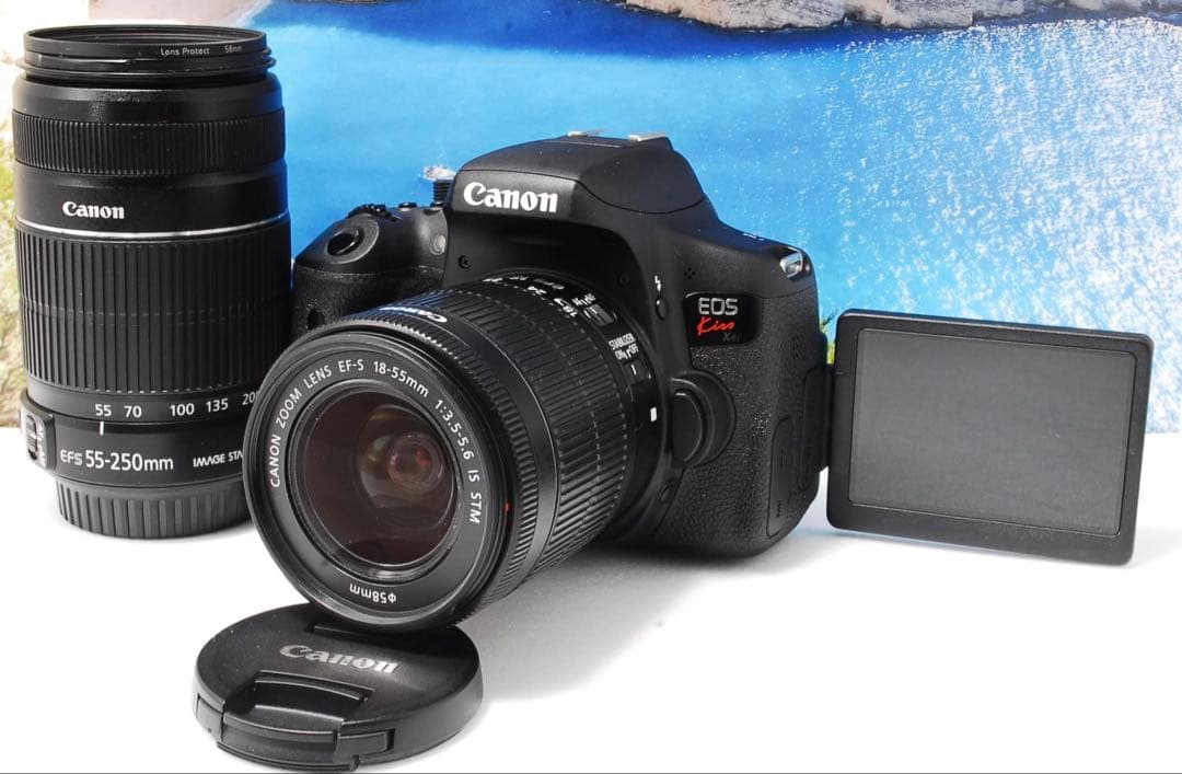 ❤️高画質❤️Canon kiss X8i❤️ダブルレンズセット❤️バリアングル液晶